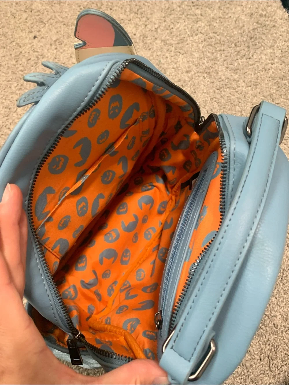 Her Universe Lilo and Stitch Character Mummy Blue Backpack